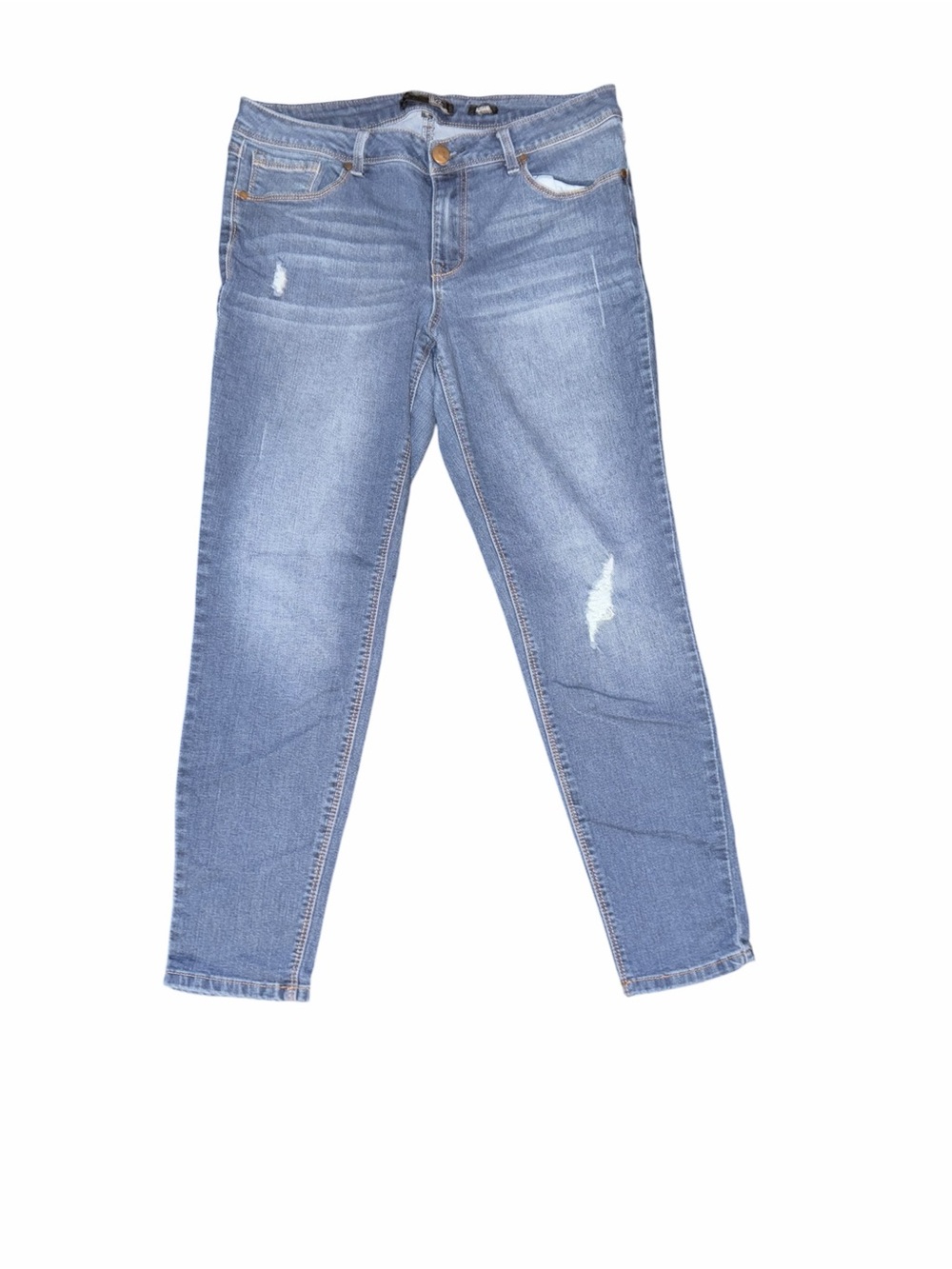 1822 Classic Blue Women’s Distressed Jeans